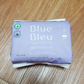 블루블루 유기농 순면 커버 생리대 — 5점을 준 리뷰어가 2021년 2월 올린 사용 사진