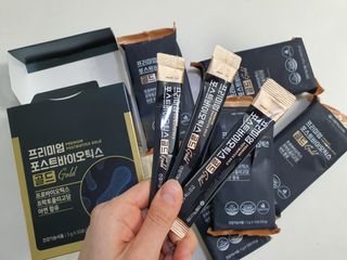 서울약사신협_프리미엄포스트바이오틱스골드_5g x 50포 — 5점을 준 리뷰어가 2021년 1월 올린 사용 사진