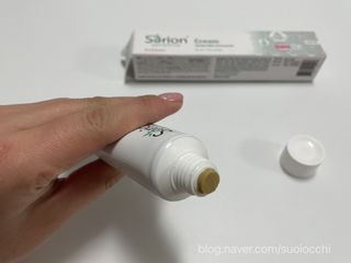 건선/아토/습진/민감성 피부 천연보습진정크림 소리온 크림 & 센시티브 크림 50g — 5점을 준 리뷰어가 2022년 3월 올린 사용 사진