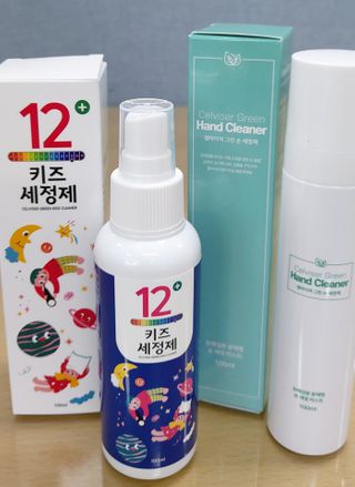 셀바이져 항균 스프레이 핸드워시 + 키즈세정제 SET — 5점을 준 리뷰어가 2021년 3월 올린 사용 사진