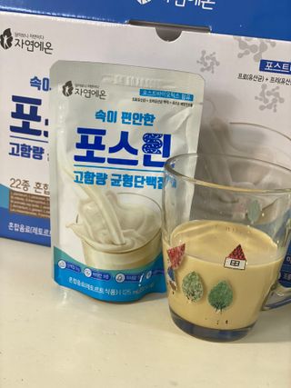 자연에온 마시는 프로틴 고함량 균형단백질 음료 포스틴 125ml 10개입 1BOX — 4.5점을 준 리뷰어가 2021년 4월 올린 사용 사진