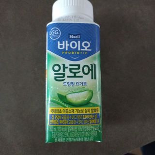 LIVE 매일바이오 알로에 드링킹 요거트 — 5점을 준 리뷰어가 2022년 4월 올린 사용 사진