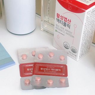 [리노브] 4세대 활성엽산 액티폴릭 270mg x 30정 — 4점을 준 리뷰어가 2022년 8월 올린 사용 사진