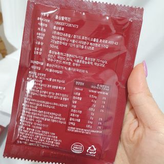 힘내라김홍삼 홍삼활력진 50ml x 5포 — 5점을 준 리뷰어가 2021년 3월 올린 사용 사진