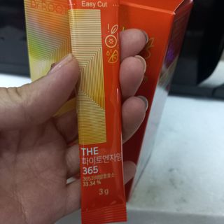 [닥터루템]맛있는 파인애플맛 과채효소 THE파이토엔자임365 1box (30포) — 3.5점을 준 리뷰어가 2022년 9월 올린 사용 사진