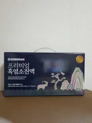 참앤들황토농원 국내산 흑염소를 정성스럽게 담은, 프리미엄 흑염소 진액 70ml x 30포 1박스 — 5점을 준 리뷰어가 2023년 1월 올린 사용 사진