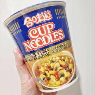 NISSIN 닛신 컵누들  4종 - 씨푸드오리지날, 씨푸드 스파이시, 씨푸드 커리, 씨푸드 XO소스 — 5점을 준 리뷰어가 2022년 1월 올린 사용 사진