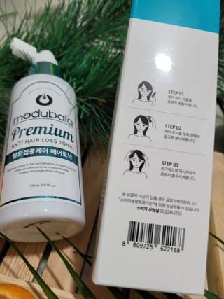 모두발라 탈모집중케어 헤어토닉 — 5점을 준 리뷰어가 2021년 12월 올린 사용 사진