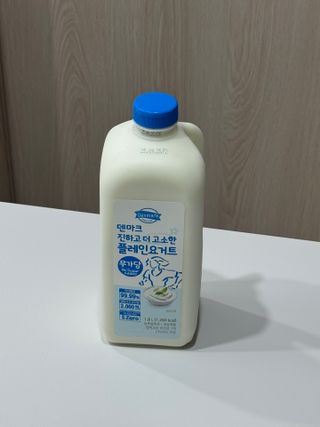 *구매평_[덴마크] 진하고 더 고소한 무가당 플레인 요거트 1.8L — 5점을 준 리뷰어가 2025년 9월 올린 사용 사진