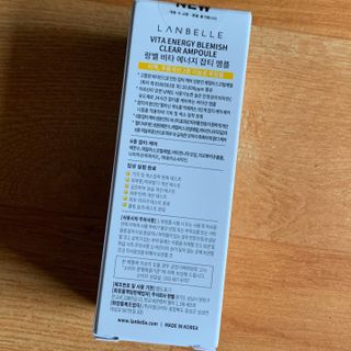 랑벨 비타 에너지 잡티 앰플 50ml 고농축 비타민, 저자극, 수분 촉촉, 미백 앰플 — 5점을 준 리뷰어가 2022년 4월 올린 사용 사진