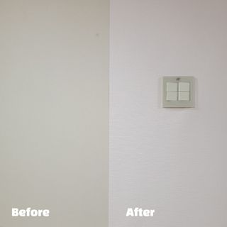 쿠셔니 붙이는 실크단열벽지 50cm x 20m 4olor 중 택1 — 5점을 준 리뷰어가 2022년 1월 올린 사용 사진