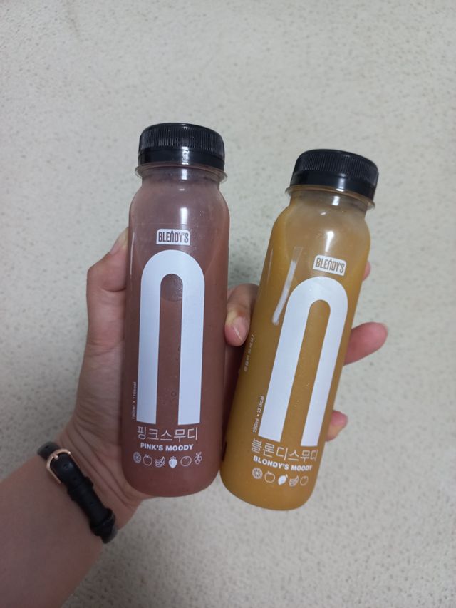 핑크 스무디+블론디 스무디 리뷰 사진