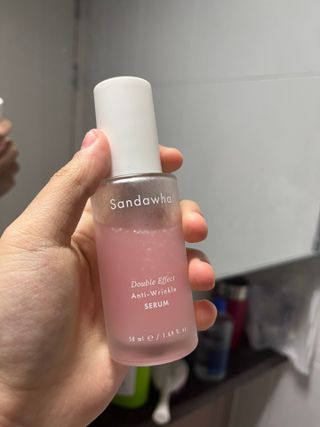 산다화 더블 이펙트 안티 링클 세럼 50ml — 5점을 준 리뷰어가 2023년 2월 올린 사용 사진