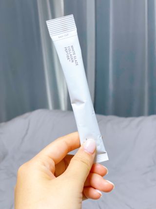 닥터윤 더마스킨 화이트 글레이즈 저분자 피쉬콜라겐 펩타이드 — 4.5점을 준 리뷰어가 2022년 8월 올린 사용 사진