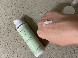 술람미네이처 자연주의 화장품ㅣ속보습 충전 + 민감/트러블 피부 진정 - 알로에 듬뿍 수분 크림 50ml — 5점을 준 리뷰어가 2022년 5월 올린 사용 사진
