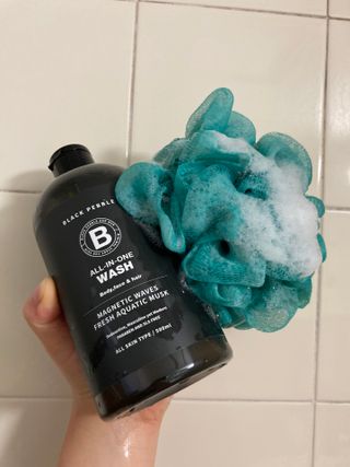 블랙페블 올인원 워시 마그네틱 웨이브 500ml — 5점을 준 리뷰어가 2021년 6월 올린 사용 사진