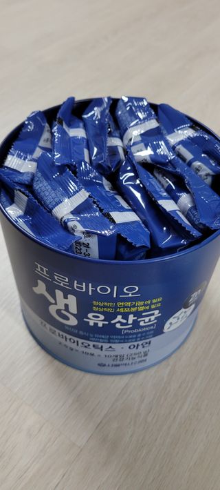 서울약사신협_프로바이오생유산균_2.5G x 100포 — 5점을 준 리뷰어가 2021년 2월 올린 사용 사진