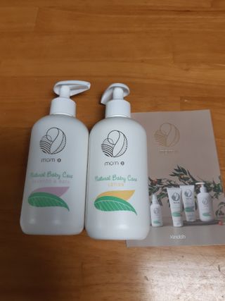 mom e 맘이 내추럴 베이비 케어 샴푸앤바스+로션 — 3점을 준 리뷰어가 2021년 1월 올린 사용 사진