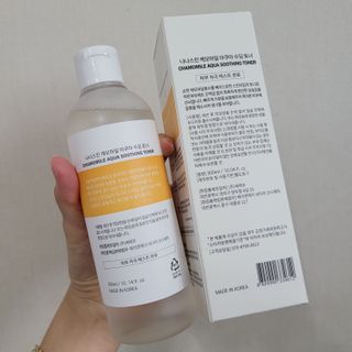 나나스킨 캐모마일아쿠아수딩토너 — 5점을 준 리뷰어가 2021년 6월 올린 사용 사진