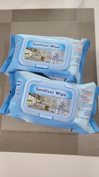 햅스 세균없는 주방 대형 2팩, HAPS sanitizer wipe — 4.5점을 준 리뷰어가 2022년 2월 올린 사용 사진