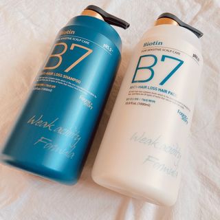 [포레스트스토리] B7 안티 헤어로스 샴푸1,000ml + 헤어팩 1,000ml — 5점을 준 리뷰어가 2021년 3월 올린 사용 사진