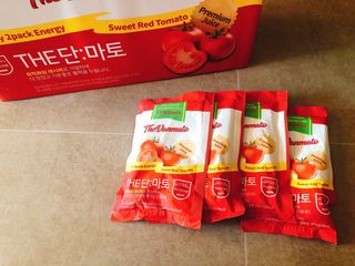 제이제이바이오 더단마토 프리미엄주스 100ml 30팩입 - 무설탕 스테비아 토마토즙 — 5점을 준 리뷰어가 2021년 11월 올린 사용 사진