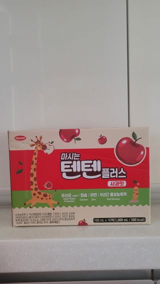 나우캠페인용 [한미사이언스] 우리 아이 튼튼, 엄마 마음 든든! 마시는텐텐 플러스 (100ml*10입) — 5점을 준 리뷰어가 2023년 10월 올린 사용 사진