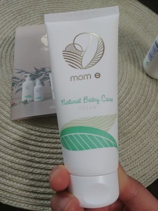 mom e 맘이 내추럴 베이비 케어 크림+바디오일 — 5점을 준 리뷰어가 2021년 1월 올린 사용 사진