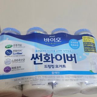LIVE 매일바이오 썬화이버 드링킹 요거트 — 5점을 준 리뷰어가 2022년 8월 올린 사용 사진