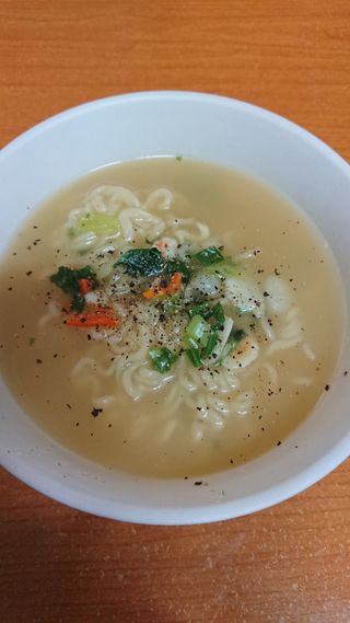 [풀무원] 자연은맛있다 정면, 백면, 홍면  세트 — 5점을 준 리뷰어가 2021년 4월 올린 사용 사진