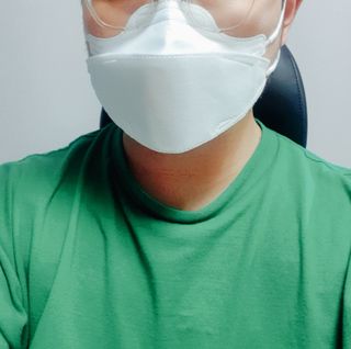 포그프리 김서림방지 마스크 KF94 10매 — 5점을 준 리뷰어가 2022년 1월 올린 사용 사진