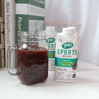 셀렉스스포츠 셀렉스 스포츠 웨이 프로틴 초콜릿 _ 330ml x 12팩 — 5점을 준 리뷰어가 2021년 3월 올린 사용 사진