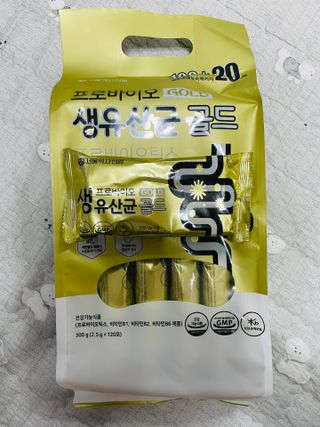 서울약사신협_프로바이오생유산균골드_2.5x120포 — 5점을 준 리뷰어가 2021년 7월 올린 사용 사진