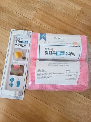 위케어 일회용 향균 수세미 50매 2롤 세트 총 100매 Pink — 5점을 준 리뷰어가 2021년 2월 올린 사용 사진