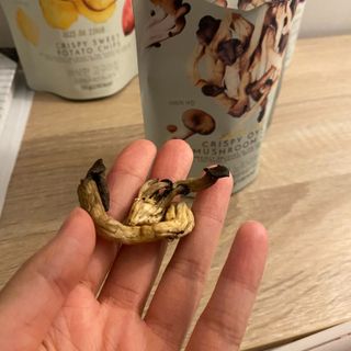 딜라이트 프로젝트 바삭한 원물칩 3종 고구마칩, 자색고구마칩, 느타리버섯칩 [총 6봉지] — 5점을 준 리뷰어가 2022년 3월 올린 사용 사진