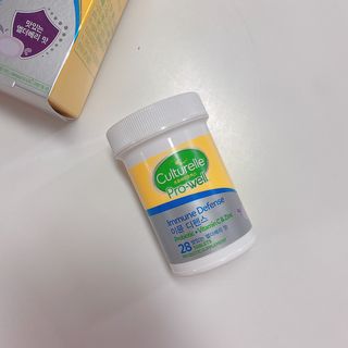 컬처렐 LGG 유산균 이뮨 디펜스 28정 — 4.5점을 준 리뷰어가 2021년 3월 올린 사용 사진