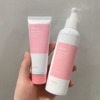 화이트리 채움 베리어 로션, 베리어 크림 세트 — 5점을 준 리뷰어가 2021년 2월 올린 사용 사진