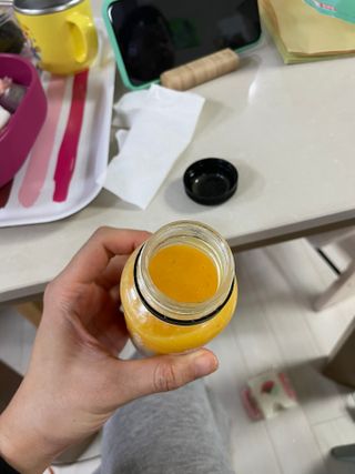 BLENDY'S 핑크 스무디+블론디 스무디 — 3점을 준 리뷰어가 2022년 4월 올린 사용 사진