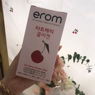 이롬 erom 타트체리 콜라겐 — 5점을 준 리뷰어가 2021년 4월 올린 사용 사진