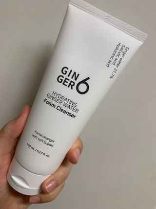 GINGER6 하이드레이팅 진저 워터 폼클렌징 — 5점을 준 리뷰어가 2021년 10월 올린 사용 사진