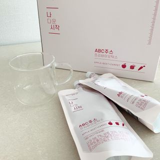본리브 나 다운 시작 ABC주스 프리바이오틱스 — 5점을 준 리뷰어가 2021년 1월 올린 사용 사진