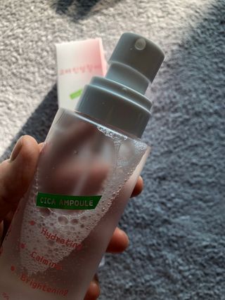 [시카앰플] 묘오한 고마진정할때 진정 스프레이 앰플 150ml — 5점을 준 리뷰어가 2021년 2월 올린 사용 사진