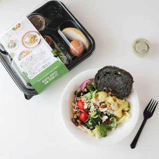 참살이도시락 작심삼일 샐러드도시락 3개 맛보기 새벽배송 또는 택배배송 — 5점을 준 리뷰어가 2021년 9월 올린 사용 사진