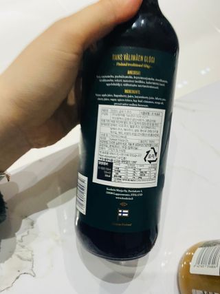 H365 [Kaskein Glögi] 핀란드 전통 무알콜 멀드와인 글로기 — 4점을 준 리뷰어가 2021년 4월 올린 사용 사진
