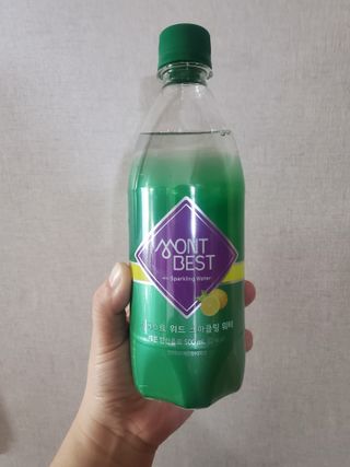 몽베스트 Montbest with Sparkling water Lemon OR Lime 20병(랜덤) — 5점을 준 리뷰어가 2021년 10월 올린 사용 사진