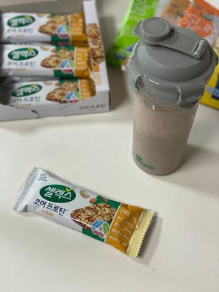셀렉스스포츠 셀렉스 코어 프로틴 너츠바 50g 6개입 + Slim 25 스타터키트 — 5점을 준 리뷰어가 2021년 5월 올린 사용 사진