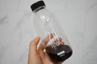 클린24시간 1BOX(5포) + 전용보틀(500ml) — 5점을 준 리뷰어가 2022년 7월 올린 사용 사진