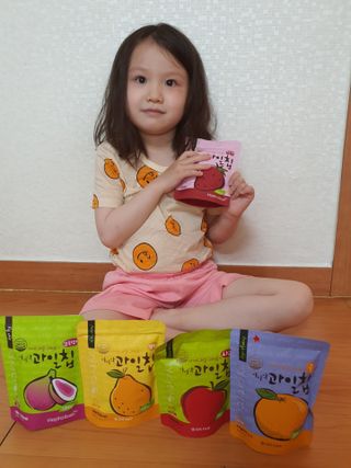 아비삭과일칩 5종 /딸기,사과,배,귤,무화과 5종 — 5점을 준 리뷰어가 2021년 5월 올린 사용 사진