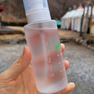 [시카앰플] 묘오한 고마진정할때 진정 스프레이 앰플 150ml — 4점을 준 리뷰어가 2021년 1월 올린 사용 사진