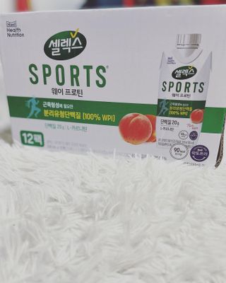 셀렉스스포츠 셀렉스 스포츠 웨이 프로틴 복숭아_ 330ml x 12팩 — 4점을 준 리뷰어가 2021년 9월 올린 사용 사진